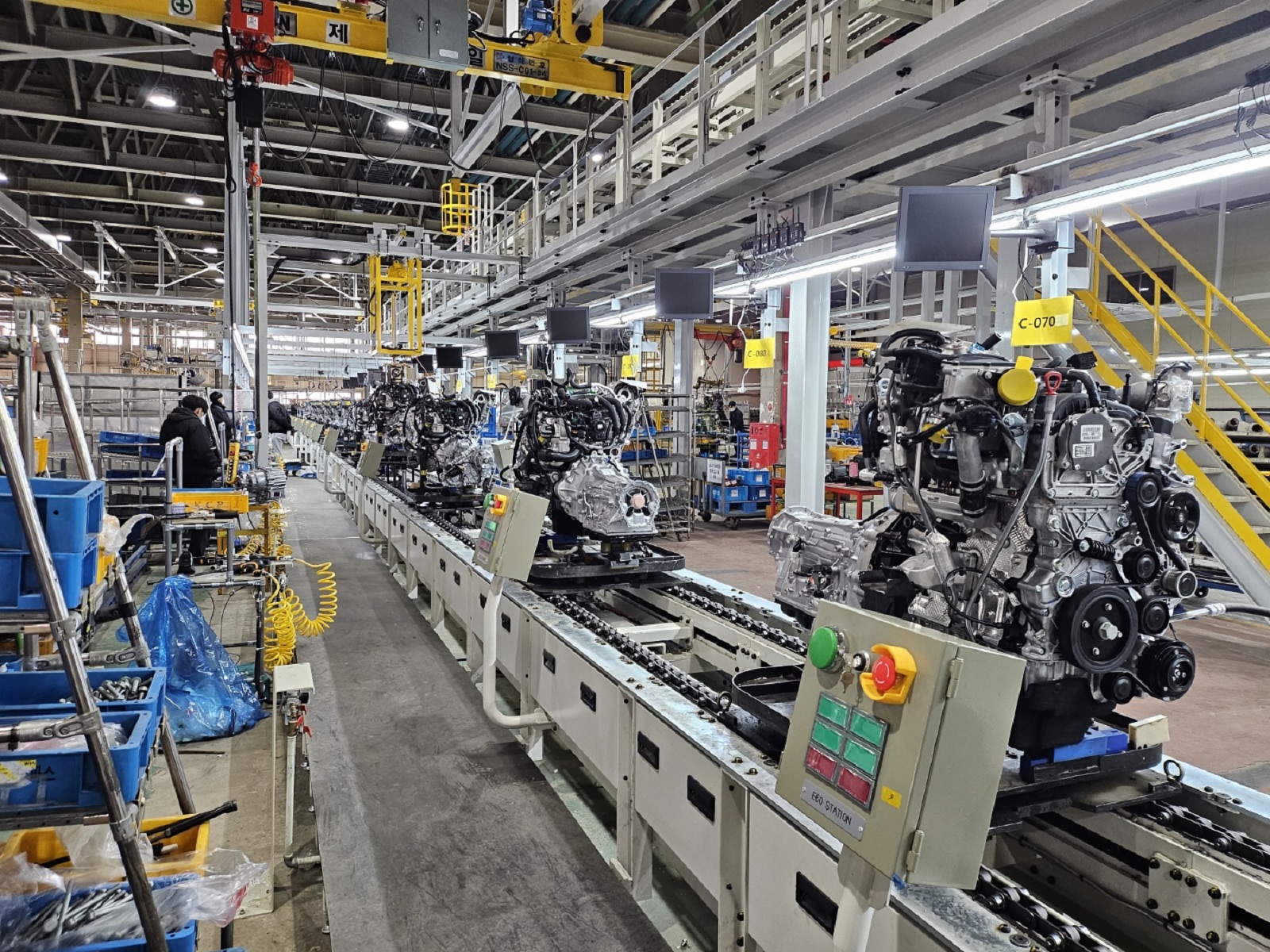 EV Battery Pack & Engine Dress-Up Line, and Transferring System