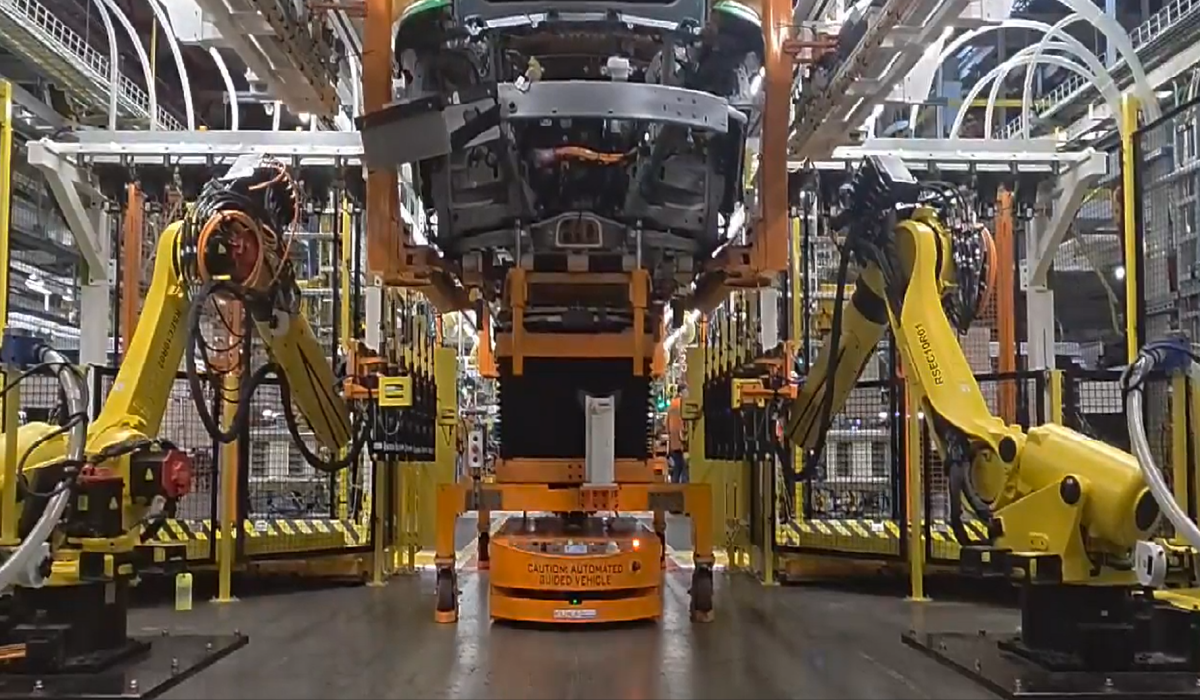 Robotized EV Battery Secure System